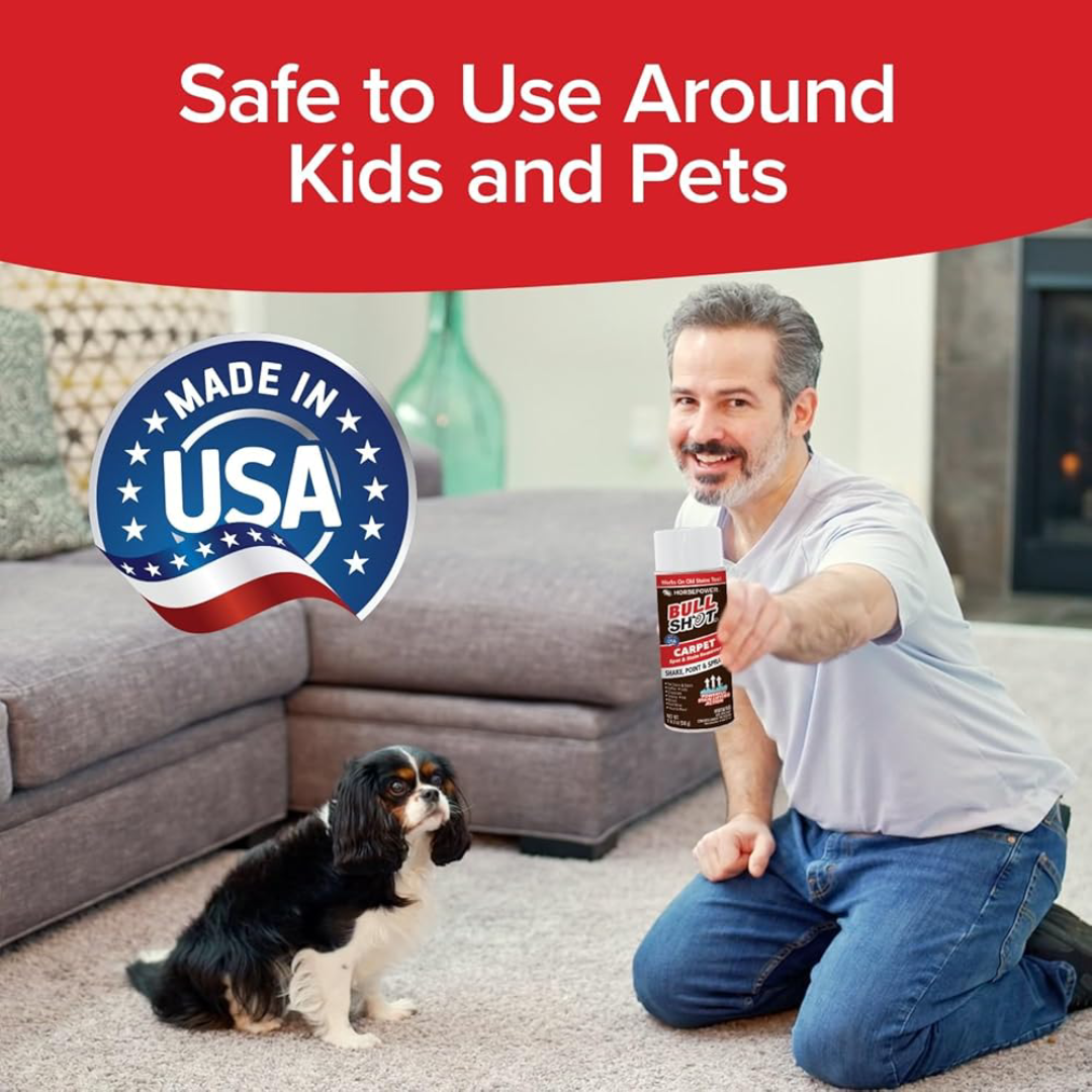 how does bull shot stain remover work